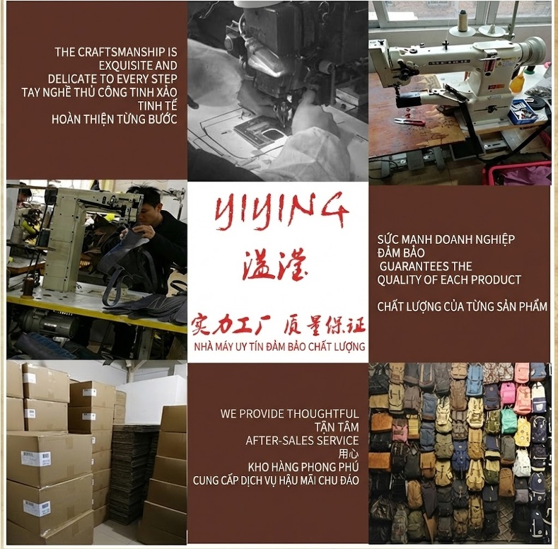 Túi Đeo Ngực/Đeo Chéo Vải Canvas Phối Da Màu Xanh Rêu, Nâu chi tiết 3