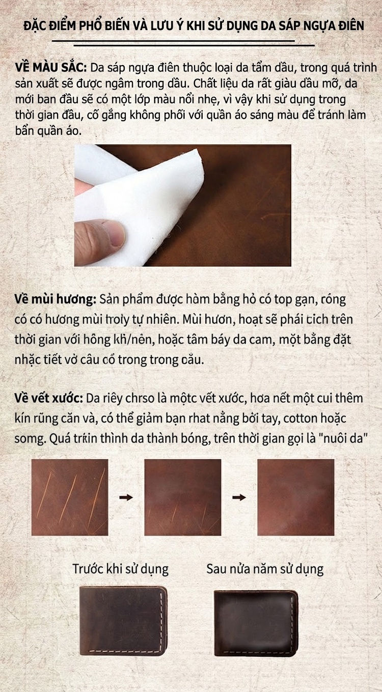 Túi Đeo Ngực/Đeo Chéo Vai Nam Da Bò Lớn Phong Cách Retro Màu Nâu, Đen chi tiết 22