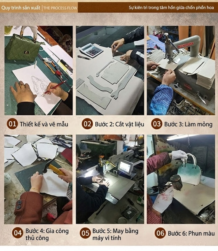 Túi Đeo Ngực Nam Da Bò Lớp Đầu Phong Cách Retro Màu Nâu, Đen chi tiết 20