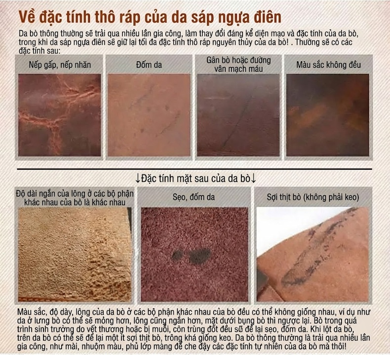 Túi đeo ngực nam da bò lớp đầu phong cách retro, đeo chéo một bên vai thể thao chi tiết 1