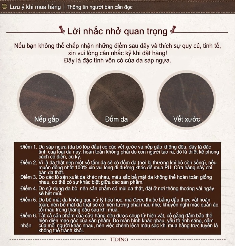 Túi Đeo Ngực Nam Da Thật Phong Cách Retro Da Sáp Ngựa Điên Đeo Chéo Thể Thao Ngoài Trời Màu Nâu chi tiết 15