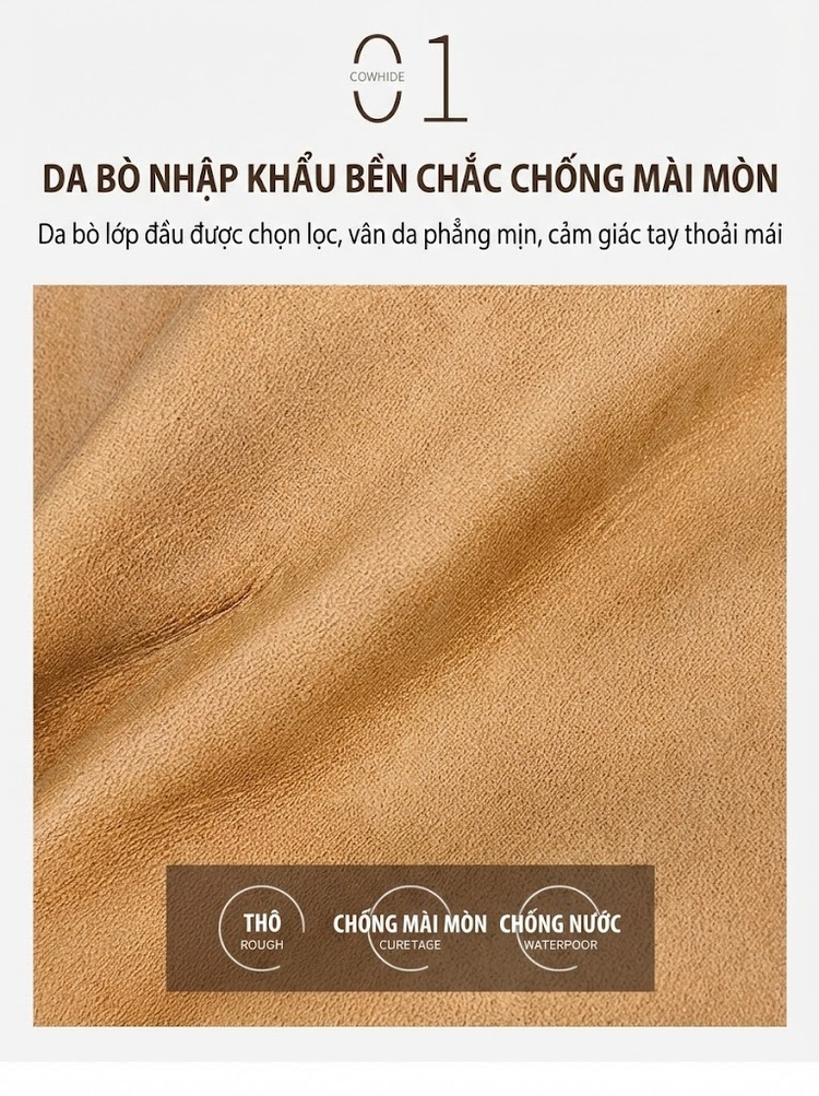 Túi Đeo Ngực Nam Da Thật Vân Da Bò Retro Đa Năng USB Màu Nâu Vàng chi tiết 4