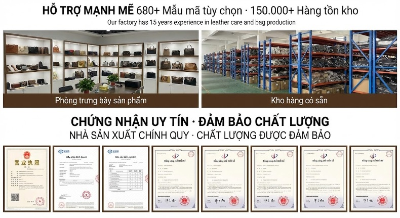 Túi đeo ngực nam da bò thời trang dáng hộp chi tiết 1