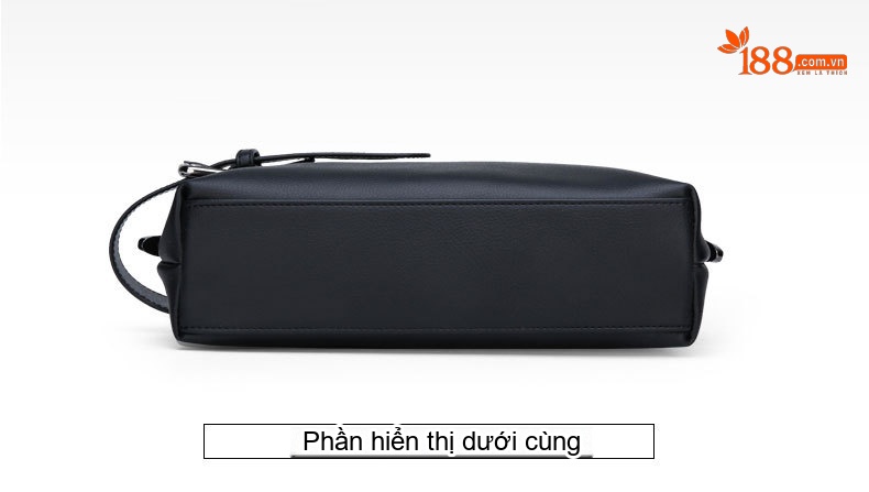 Túi Đeo Tay Nam Da Mềm Sức Chứa Lớn Phong Cách Âu Mỹ Màu Đen, Nâu chi tiết 22