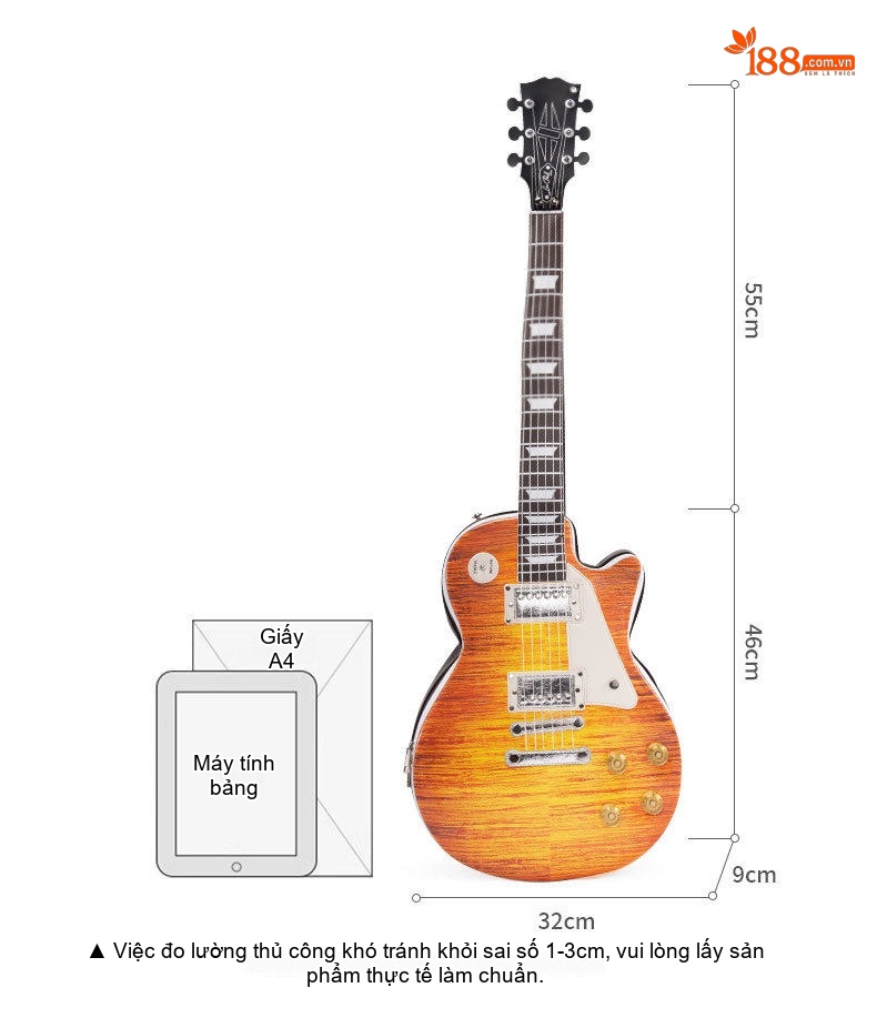 Túi Đeo Vai/Đeo Chéo/Ba Lô Đựng Guitar Điện Da PU Phong Cách Thời Trang Màu Nâu, Đen chi tiết 5