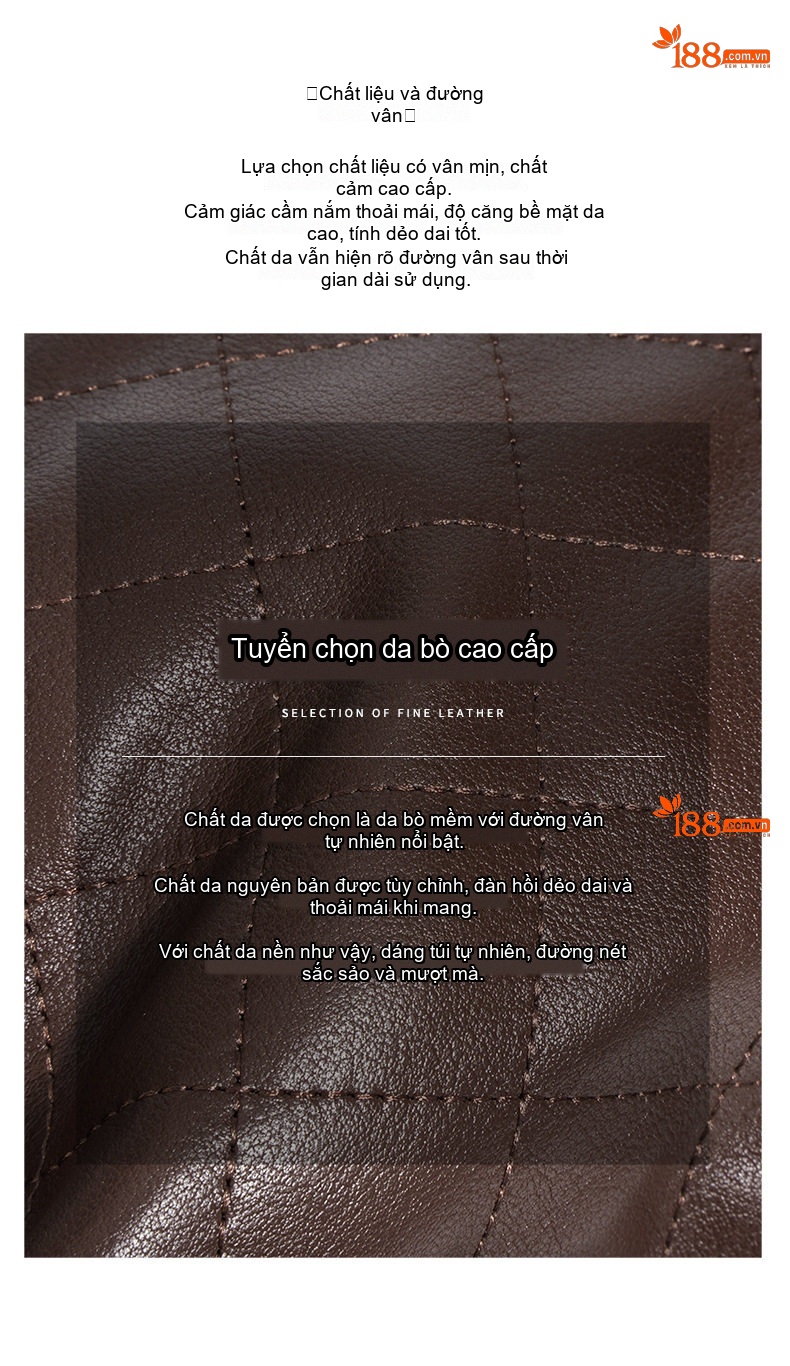 Túi Đeo Vai/Đeo Chéo Nữ Da Bò Hai Lớp Phong Cách Retro, Túi Tote Công Sở Dung Tích Lớn Màu Đen, Nâu chi tiết 10