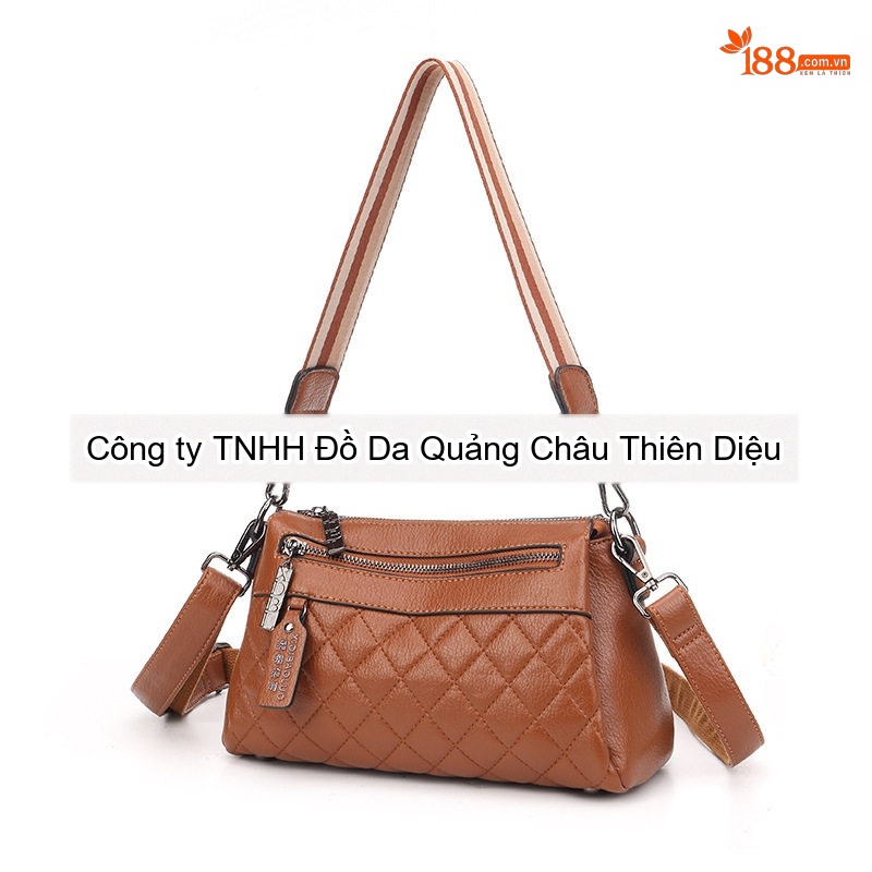Túi Đeo Vai/Đeo Chéo Nữ Da Bóng Họa Tiết Trám, Nhiều Ngăn, Dung Tích Lớn Phong Cách Cổ Điển Màu Nâu, Xanh Lá, Đen