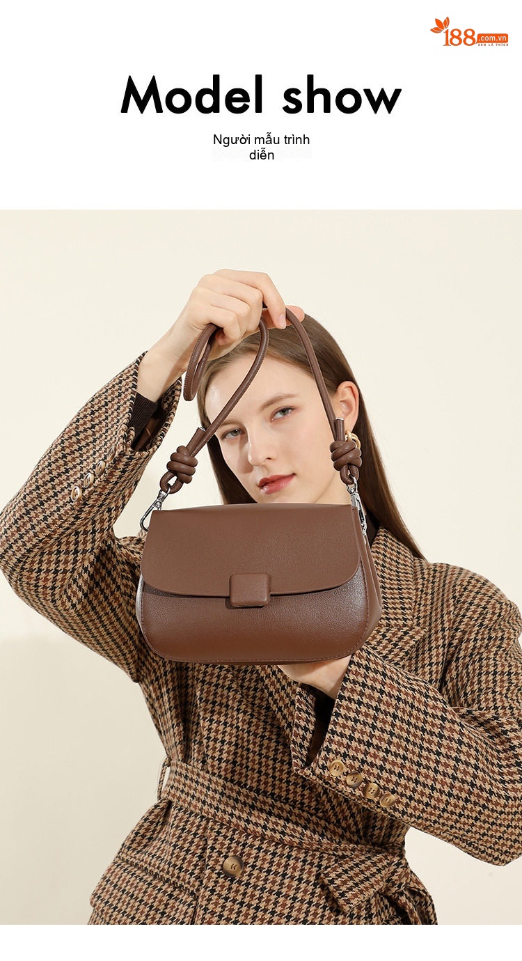 Túi Đeo Vai/Đeo Chéo Nữ Da Mềm Phong Cách Vintage chi tiết 10
