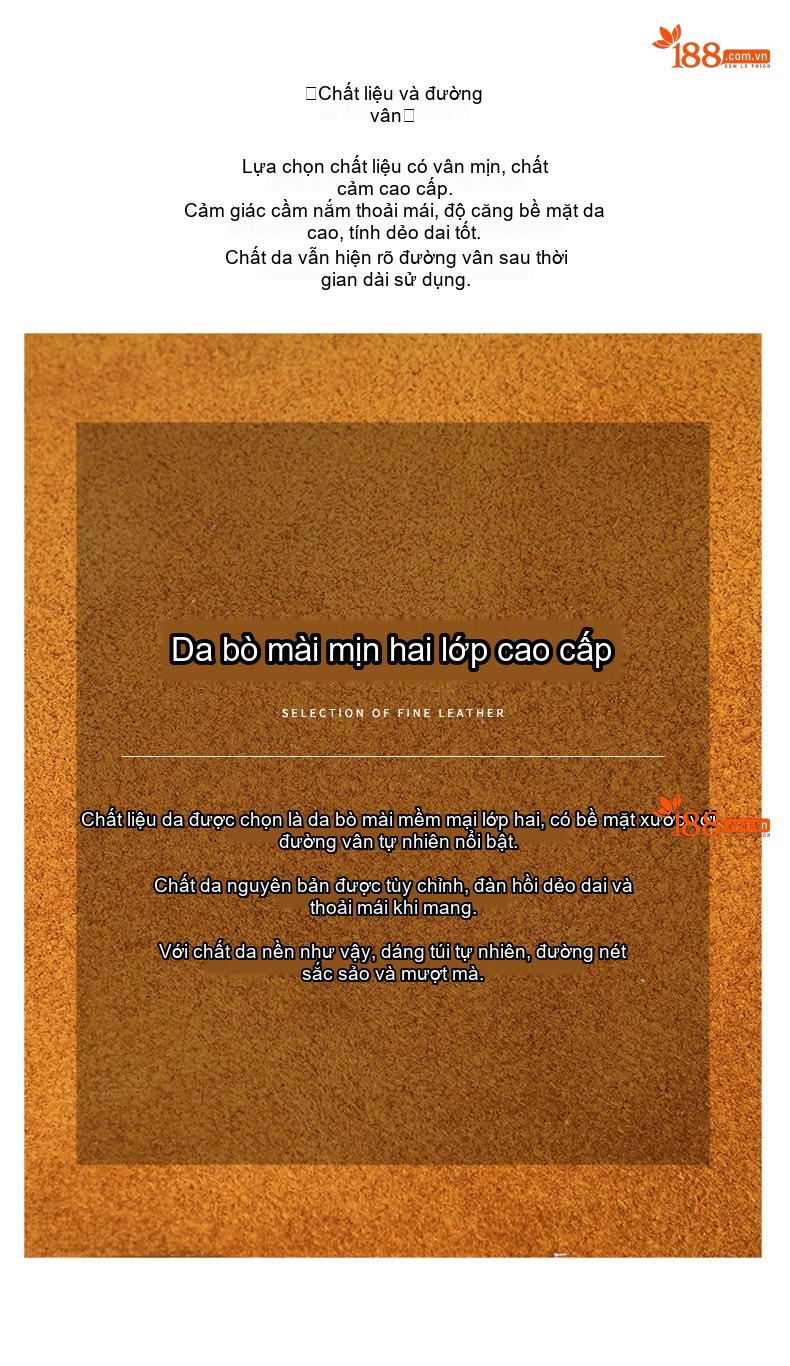 Túi Đeo Vai/Đeo Chéo Nữ Da Mờ Khóa Gài Thiết Kế Nhỏ Gọn Phong Cách Vintage Màu Nâu chi tiết 10