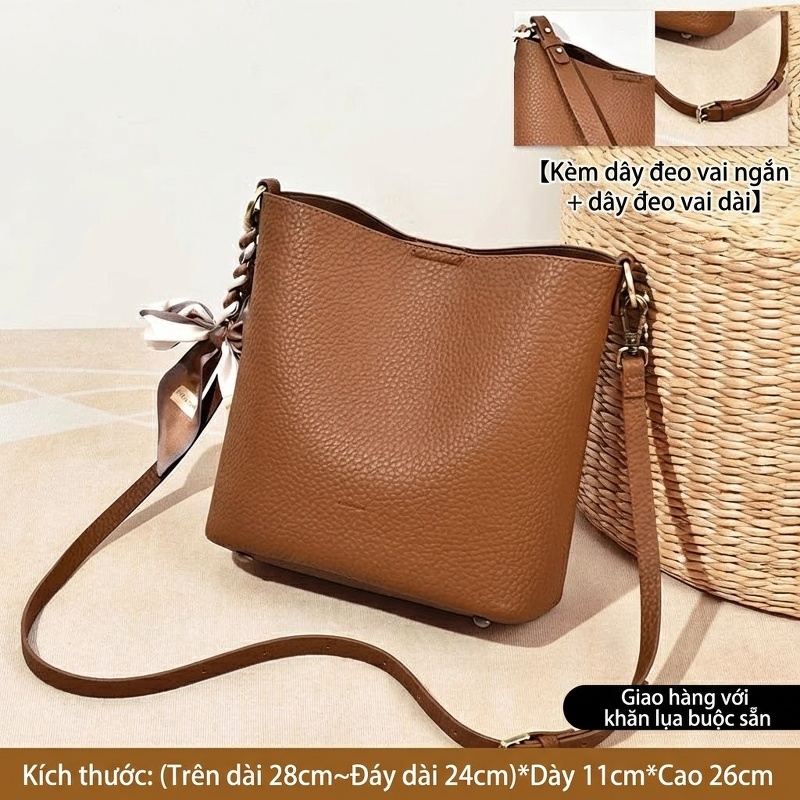 Mocha nâu [buộc khăn lụa và vận chuyển]