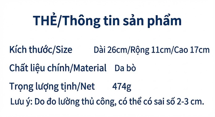 Túi Đeo Vai/Đeo Chéo Nữ Da Thật Da Bò Công Sở Đựng Vừa A4 Cao Cấp Màu Nâu, Xám, Trắng, Đen chi tiết 4