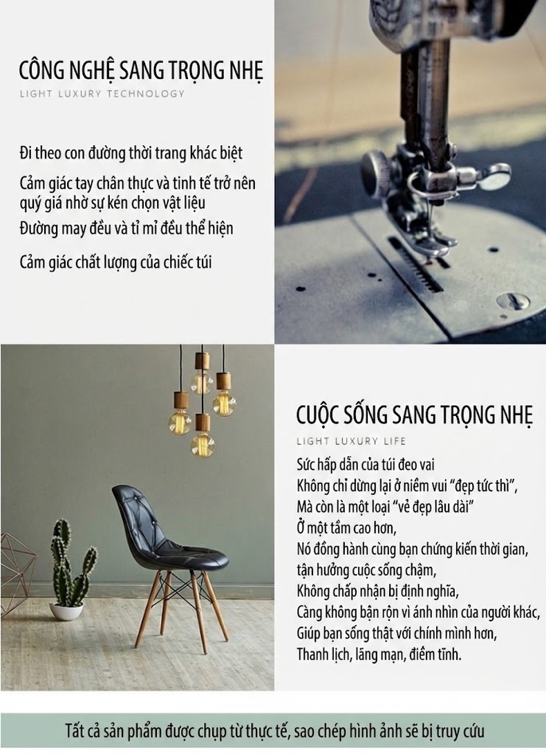 Túi Đeo Vai/Đeo Chéo Nữ Trám Da Bóng Quai Xích Mini Màu Đen, Trắng chi tiết 30