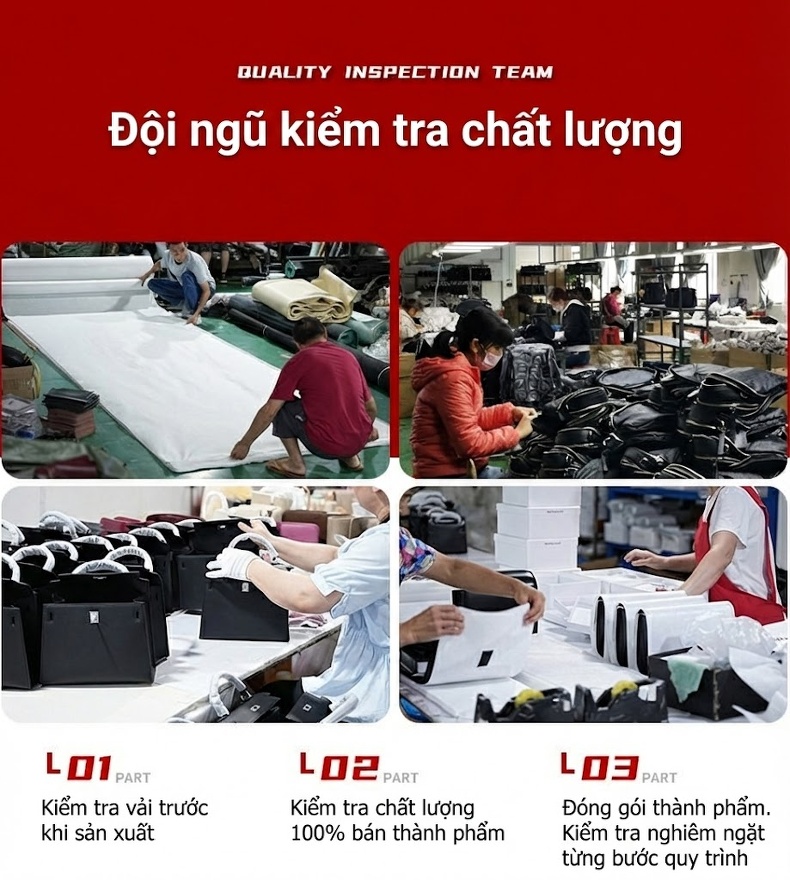 Túi Đeo Vai/Đeo Chéo/Xách Tay Nữ Da Bò Phong Cách Công Sở Màu Nâu, Kem, Xám... chi tiết 29