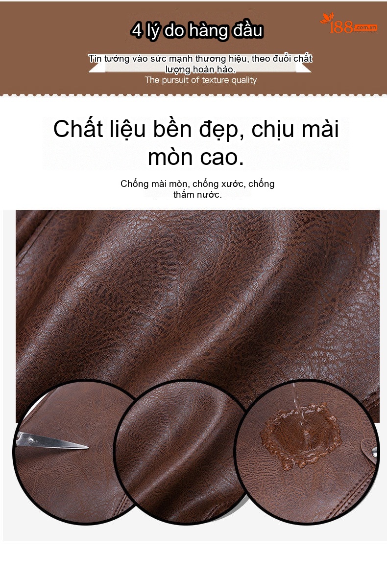 Túi Đeo Vai Nam Da Bóng Đựng Laptop, Túi Xách Công Sở, Túi Xách Tay Màu Đen, Nâu chi tiết 5