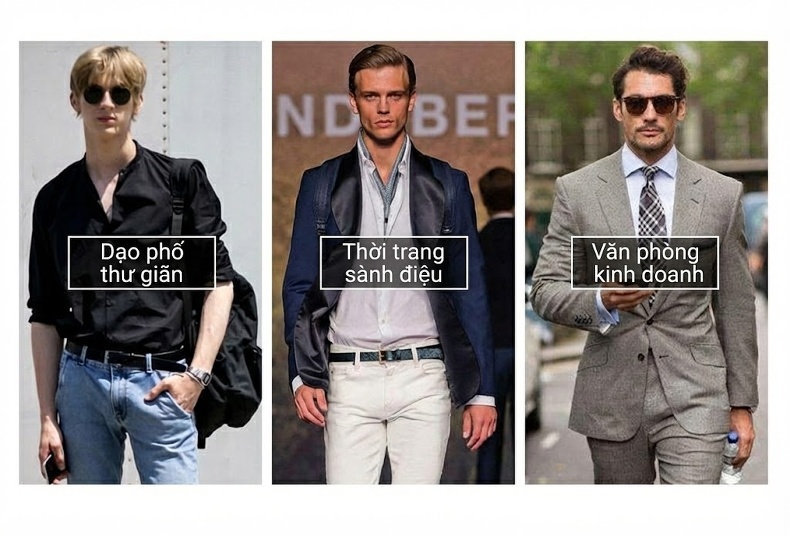 Túi Đeo Vai Nam Da Thật Mad Dog Kiểu Đứng Vintage Màu Nâu chi tiết 6