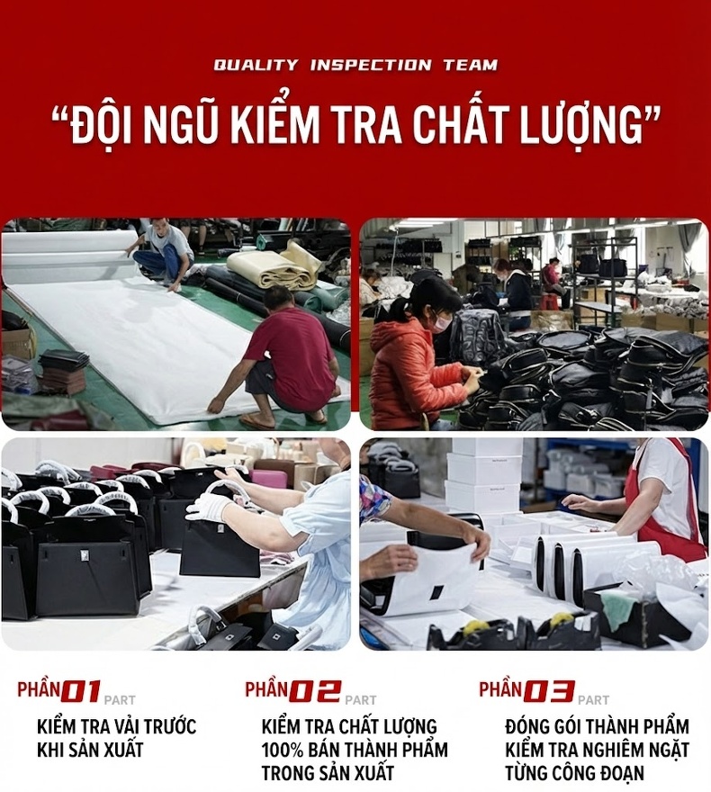 Túi Đeo Vai Nữ Da Bò Hạt Dáng Túi G饺子 Đựng Vừa A4 Phong Cách Công Sở Màu Kem chi tiết 23