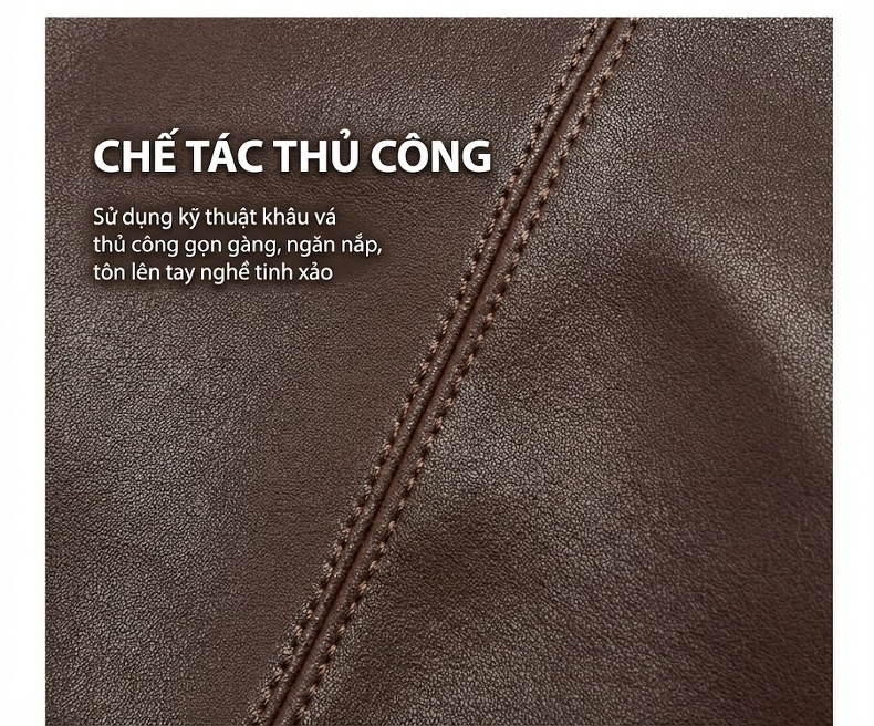 Túi Đeo Vai Nữ Da Bò Hobo Đựng Vừa A4 Công Sở Da Thật Màu Nâu, Đen, Đỏ Rượu... chi tiết 5