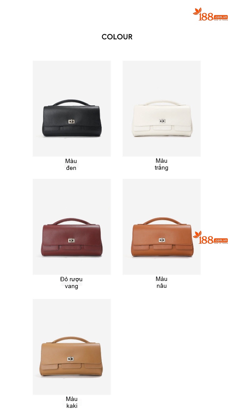 Túi Đeo Vai Nữ Da Bò Khóa Belair Kiểu Dáng Hobo Màu Đen chi tiết 4