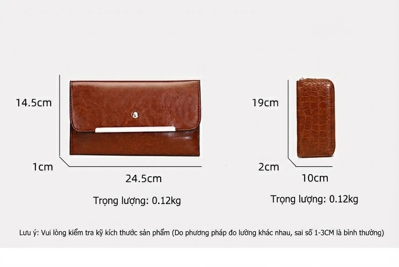 Túi Đeo Vai Nữ Da Bóng Dập Vân Cá Sấu Quai Xách Tay Trung Niên Màu Đen, Nâu Đậm, Đỏ Rượu, Nâu... chi tiết 11