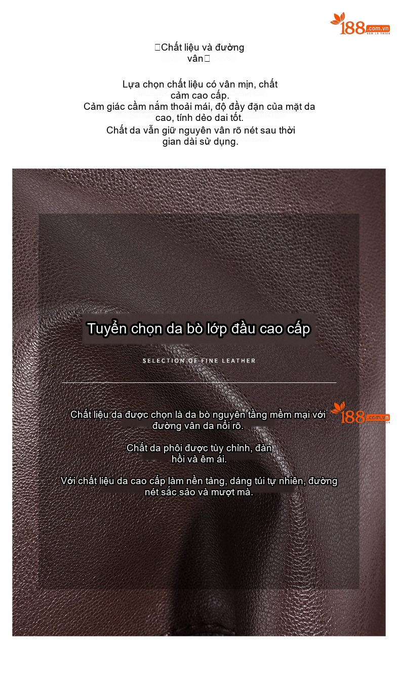 Túi Đeo Vai Nữ Da Bóng Lớn Kiểu Dáng Thời Trang Màu Đen, Nâu, Be chi tiết 11