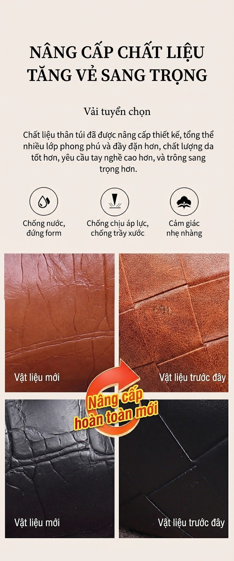 Túi Đeo Vai Nữ Da Bóng Retro Âu Mỹ, Túi Boston Tròn Dáng Trống Khóa Cơ Học Màu Nâu chi tiết 1