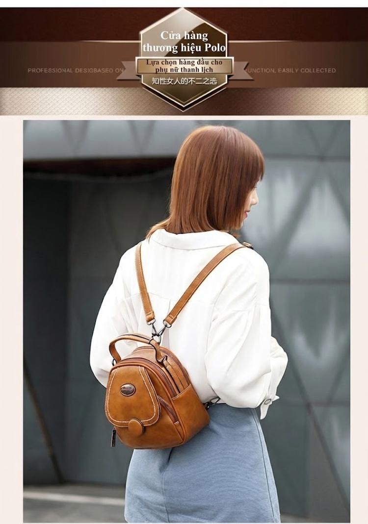 Túi Đeo Vai Nữ Da Bóng Retro Vintage Mini Cầm Tay, Đeo Chéo, Đeo Vai Màu Nâu Cổ Điển, Đen Dễ Phối, Đỏ Rượu Vang, Xanh Biển Hồ... chi tiết 12