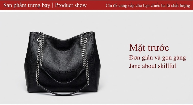 Túi Đeo Vai Nữ Da Bóng Thời Trang Phong Cách Hàn Quốc, Túi Kẹp Nách Đeo Chéo Công Sở Đựng Vừa A4 Màu Đen, Nâu chi tiết 21