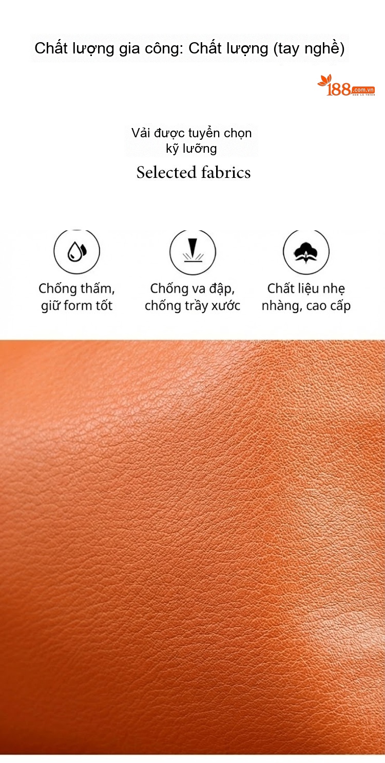 Túi Đeo Vai Nữ Da Bóng Vintage Bầu Dục Lớn Màu Nâu chi tiết 11