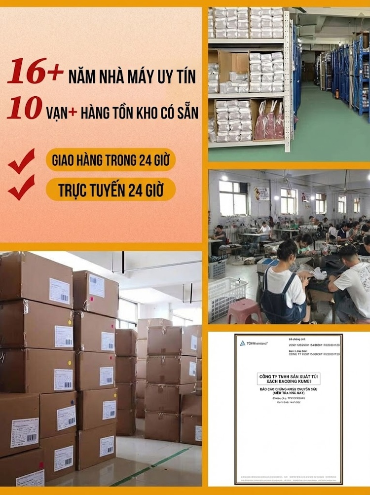 Túi Đeo Vai Nữ Da Mềm Chần Trám Dây Xích Đeo Chéo Dung Tích Lớn Màu Đỏ chi tiết 1