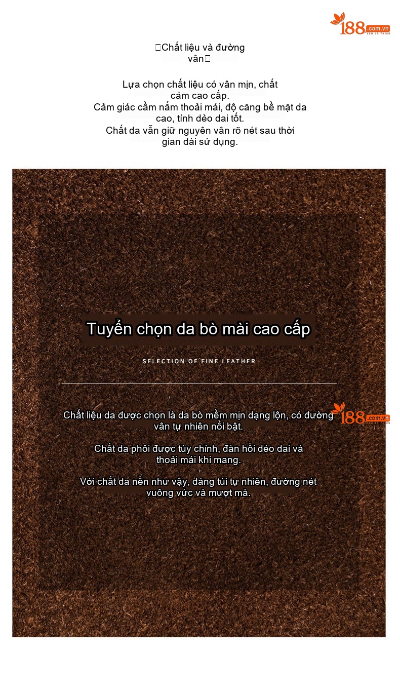Túi Đeo Vai Nữ Da Mờ Kiểu Dáng Cổ Điển Đựng Vừa A4 Màu Nâu, Tím chi tiết 11
