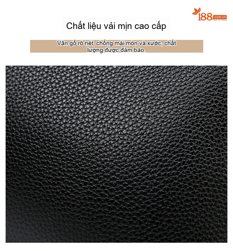 Túi Đeo Vai Nữ Da Mờ Sức Chứa Lớn Phong Cách Tối Giản Màu Đen chi tiết 5