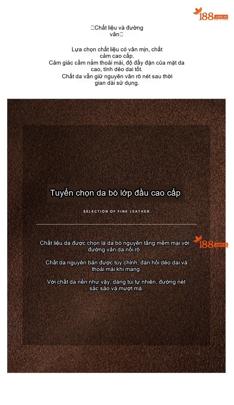 Túi Đeo Vai Nữ Da Mờ Thiết Kế Nhỏ Gọn Phong Cách Vintage Màu Nâu, Be chi tiết 12