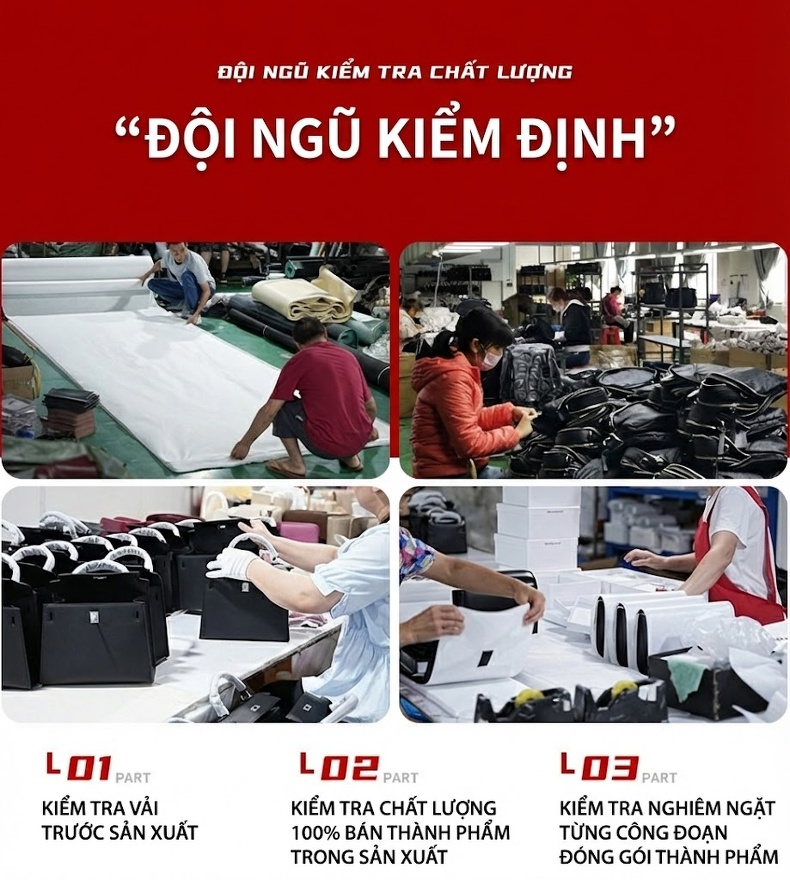 Túi Đeo Vai Nữ Da Mờ Túi Xách Tay Nữ Sức Chứa Lớn Màu Nâu, Đỏ, Xanh Lá chi tiết 21