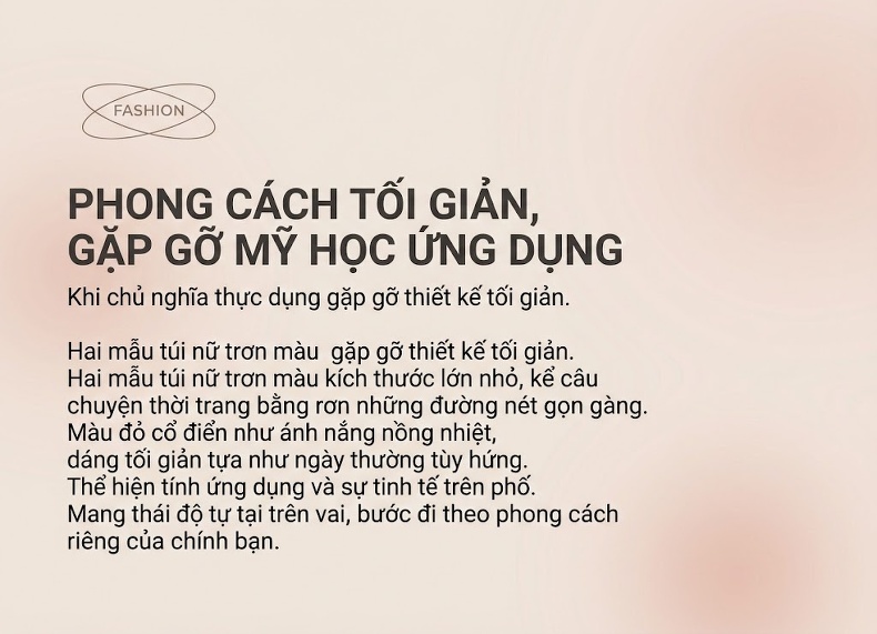 Túi Đeo Vai Nữ Da Thật Cao Cấp Phong Cách Tối Giản Màu Đỏ, Nâu chi tiết 3