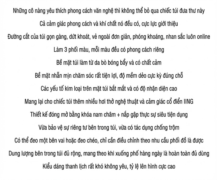 Túi Đeo Vai Nữ Da Thật Da Bò Lớp Đầu Tiên Kiểu Túi Hộp Công Sở Dung Tích Lớn Màu Nâu chi tiết 2