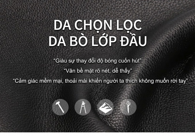 Túi Đeo Vai Nữ Da Thật Dáng Gối Màu Đen chi tiết 2