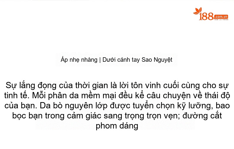 Túi Đeo Vai Nữ Da Thật Thiết Kế Trăng Lưỡi Liềm Phong Cách Hàn Quốc Màu Be chi tiết 2