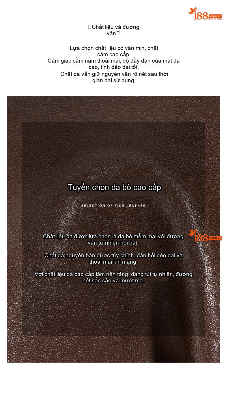 Túi Đeo Vai Nữ Dáng Gối Da Bóng Cao Cấp, Túi Xách Tay Nữ Đeo Nách Màu Đen, Nâu Đỏ chi tiết 9