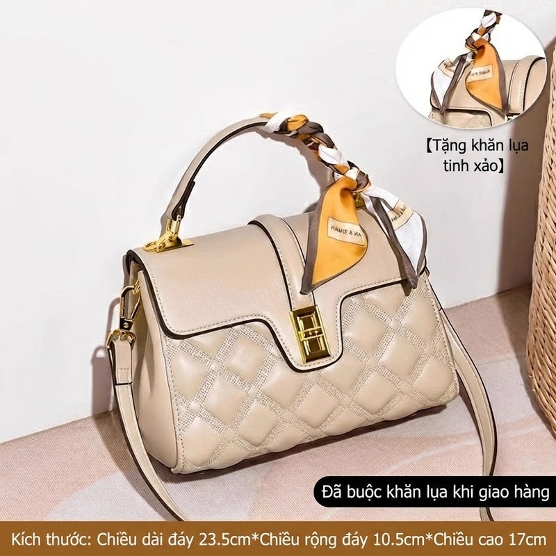 Màu be mơ [buộc khăn lụa giao hàng]