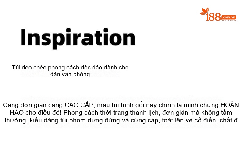 Túi Đeo Vai Nữ Nỉ Đeo Chéo Thời Trang Màu Nâu chi tiết 2