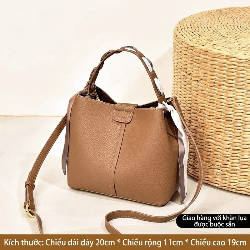 Màu bánh quy [buộc khăn lụa và vận chuyển]