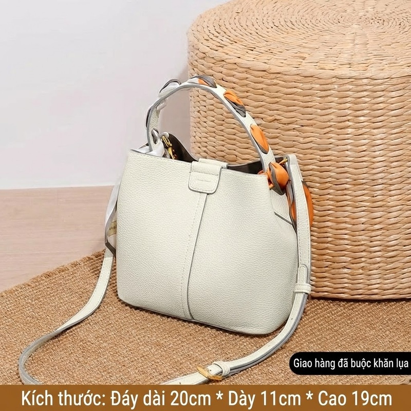 Màu be [buộc khăn lụa và vận chuyển]