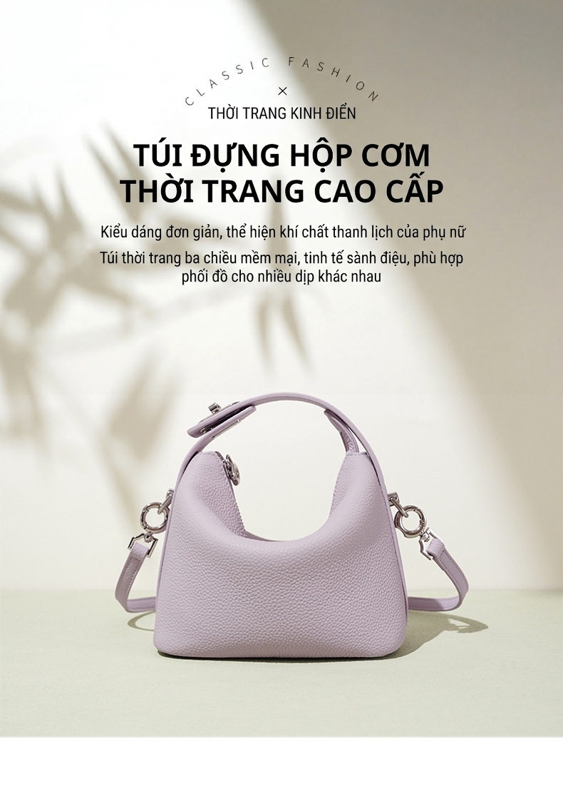 Túi đeo vai nữ thiết kế nhỏ gọn đựng son môi, tiền xu, túi xách tay mini phong cách thời trang chi tiết 2