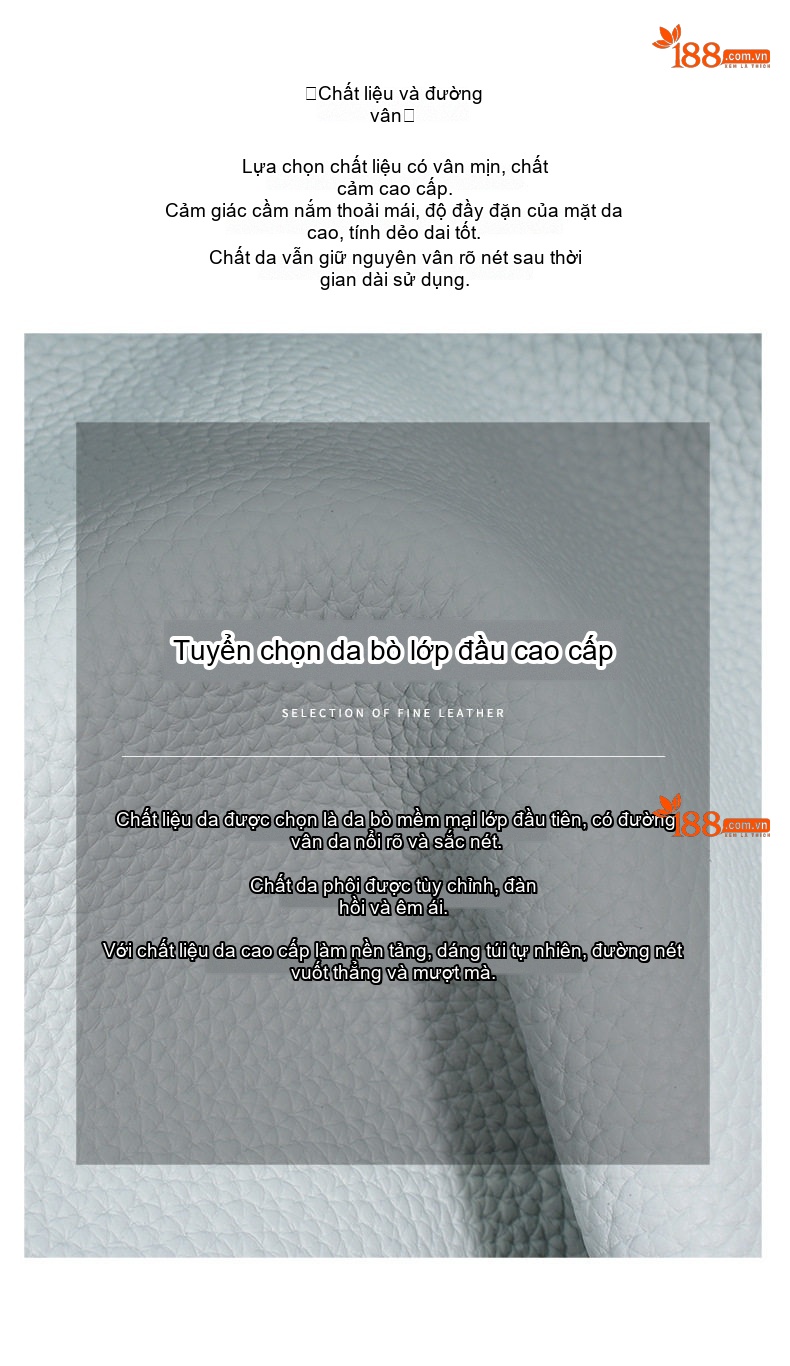 Túi Đeo Vai Nữ Thiết Kế Tối Giản, Túi Đeo Chéo Nữ Sức Chứa Lớn Màu Đen, Xám, Nâu chi tiết 11