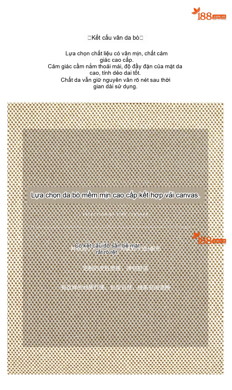 Túi Đeo Vai Nữ Vải Canvas Viền Da Sáng Màu Túi Kẹp Nách Đeo Vai Công Sở chi tiết 5