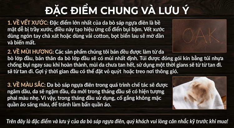 Túi Du Lịch Da Bò Lớn Cầm Tay Phong Cách Retro chi tiết 44