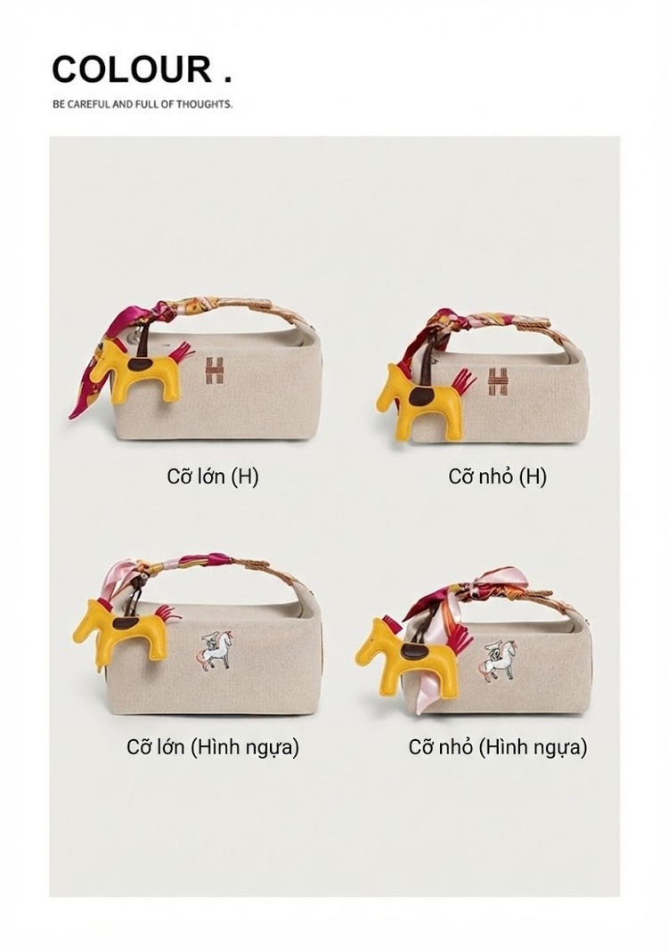 Túi Tote Canvas Đeo Chéo Thời Trang Đựng Cơm Mỹ Phẩm chi tiết 2