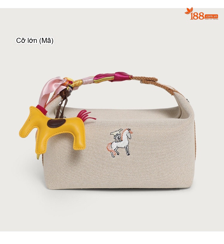 Túi Tote Canvas Đeo Chéo Thời Trang Đựng Cơm Mỹ Phẩm chi tiết 14