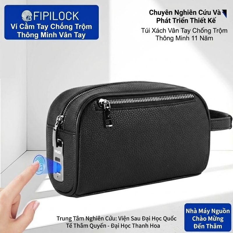 Túi Đựng Tài Liệu Nam Da Mờ Phong Cách Hàn Quốc chi tiết 12