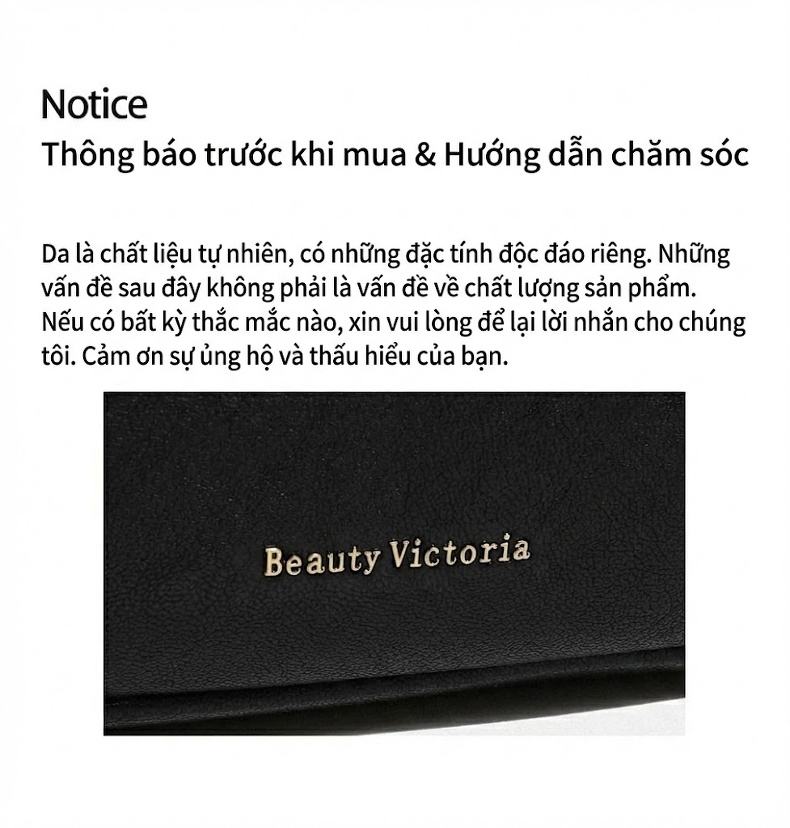 Túi Hobo Nữ Da Thuộc Thực Vật Đeo Vai Phong Cách Mới Màu Đen chi tiết 16